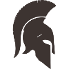 Spartanischer Kriegerhelm Silhouette