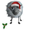 Graues Schaf God Jul - Schwedisch