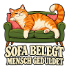 Katzensofa Spruch: Sofa Belegt