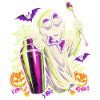 Halloween Geist Barkeeper für Nachtschicht Barteam