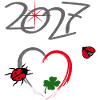 Neujahr 2027 Glücksdesign