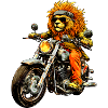 Motorrad Löwe