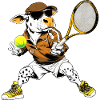 Kühe Tennis
