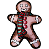 Scarfed Lebkuchen-Held