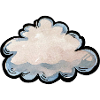 Pastel Cloud Aquarellgrafik