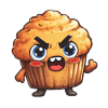 Wütender Muffin Held