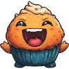 Kuschelmuffin Lachender Cupcake