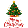 Frohe Weihnachtsbaumdekoration