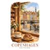 Kopenhagen, Dänemark Morgenkaffee