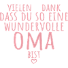 Beste Oma Herz Dankeschön Großmutter Geschenkidee