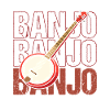 Banjo Beat Retro Illustration