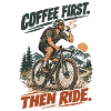 Kaffee Zuerst Dann Radfahren