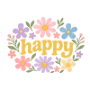 Glückliche Blumen