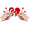 Türkei Frauenhände Herzpuzzle