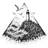 Dunkler Glitzer-Weihnachtsbaum