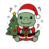 Kawaii-Dinosaurier-Weihnachtsbaum-Weihnachtsbaum-Geschenk