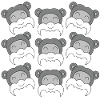 Süßes Tamarin-Gesicht