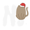 no face cat ugly sweater