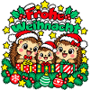 Frohe Weihnacht Igelgeschenke
