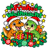 Weihnachts Dinosaurier