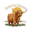 Hochlandrind Fan Zottel im Herzen