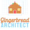 Lebkuchen-Architekt lustiges Weihnachtsbacken