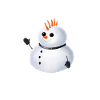 Happy Winter - Punk Schneemann