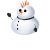 Hello Winter - Punk Schneemann