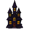 Spukschloss bei Nacht