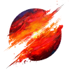 Crimson Ember Burst