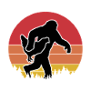 Bigfoot Huhn Retro