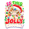 Grimmiger Weihnachtskater mit Lichtern