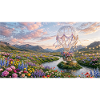 Floral Sky Balloon Traumlandschaft