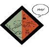 Krustentier-Labor-Symbiose Zweifarbiges Design