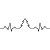 Weihnachtsbaum EKG - Herzschlag Weihnachten