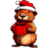Biber Weihnachtsmann