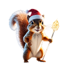 Magisches Weihnachts Eichhörnchen, Hüter des Wades