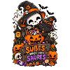 Süßes oder Saures Halloween Katze