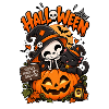 Süßes Kürbis-Halloween-Duo