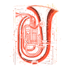 Tuba Zeichnung