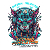 Techno Predator // Rave Cyberpunk Panther