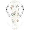 Mondzyklus-Blumengeist-Design