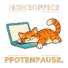 Homeoffice Pfotenpause Katze