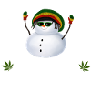 Hello Winter - Rasta Schneemann