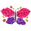 Herbstblatt-Schmetterling – Bunte Naturkunst
