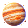 Oranger Jupiter Orbit