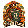 Thanksgiving Truthahn Infinite Thanks Mathelehrer