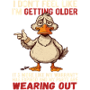 Ente mit Garantie-Witz