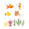 Fisch Unterwasser Kinder Seepferdchen