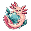 Axolotl-Blasengarten